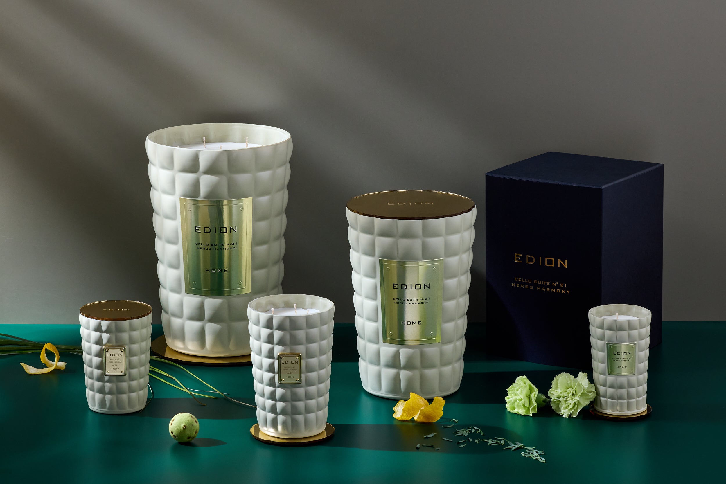 Candela profumata luxury Cello suite n.21 Herbs harmony