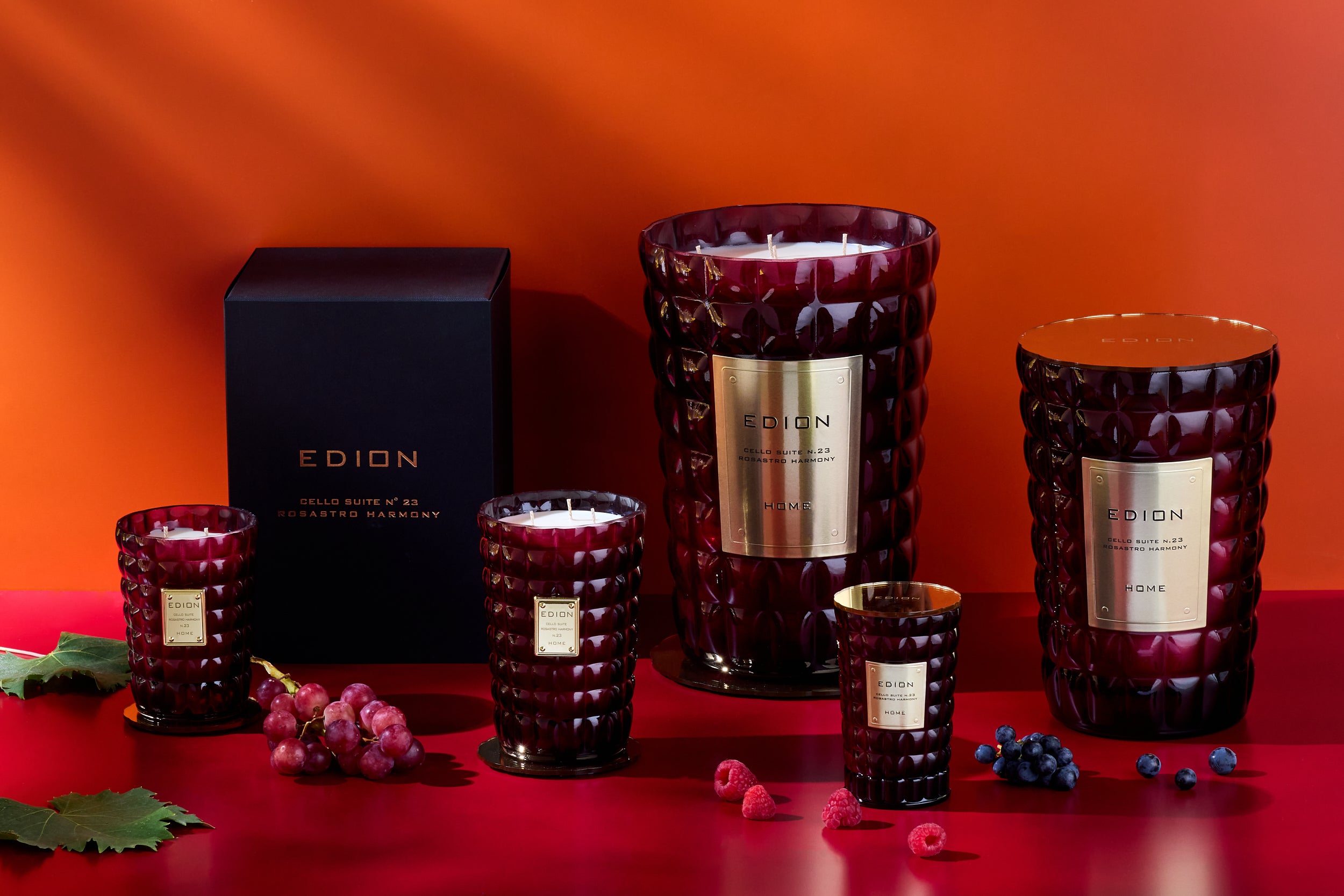 Candela profumata luxury Cello suite n.23 Rosastro harmony