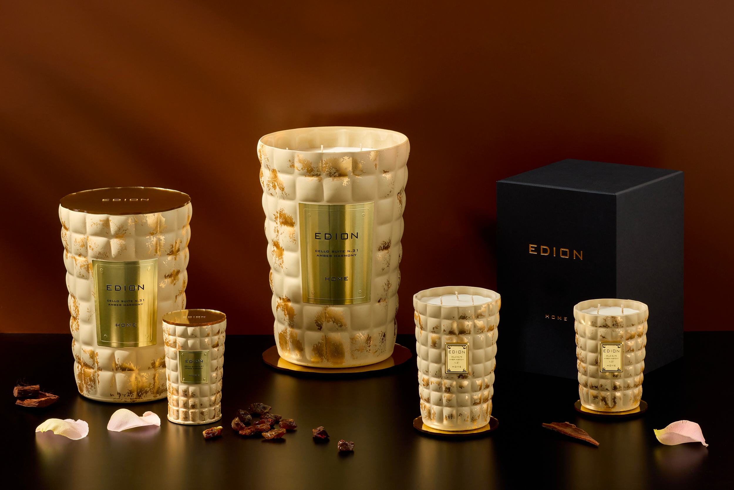 Candela profumata luxury Cello suite n.31 Rose Harmony