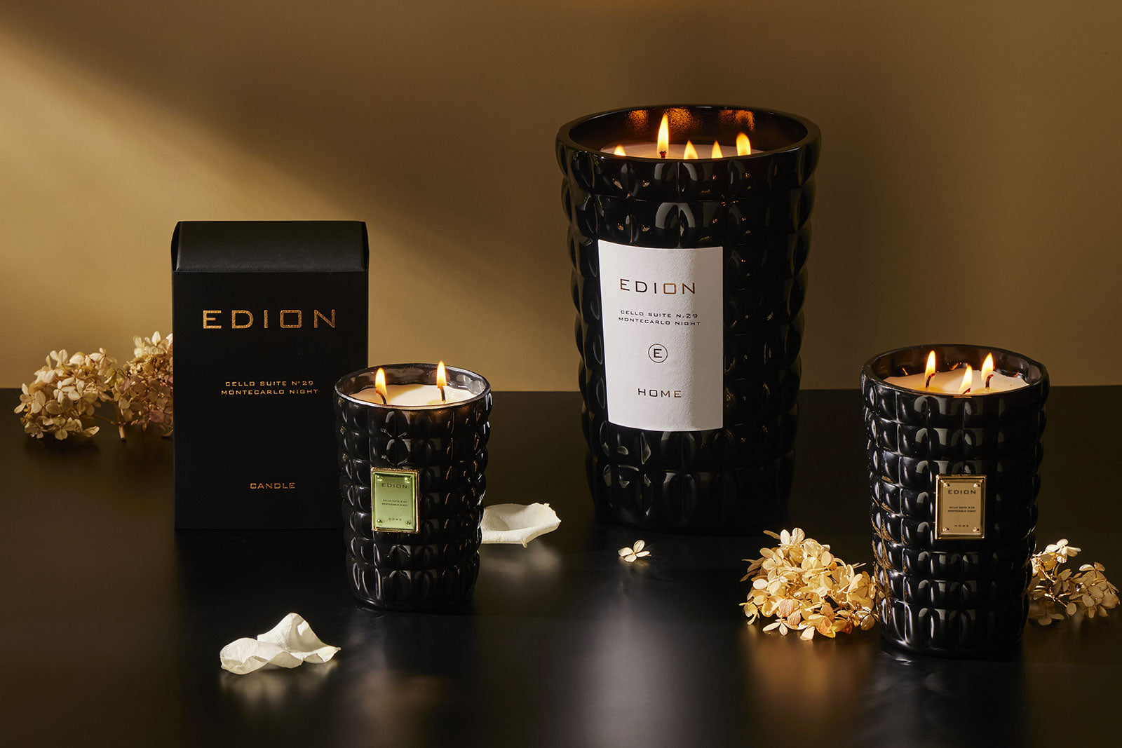 Luxury scented candle Cello suite n.29 Montecarlo night 