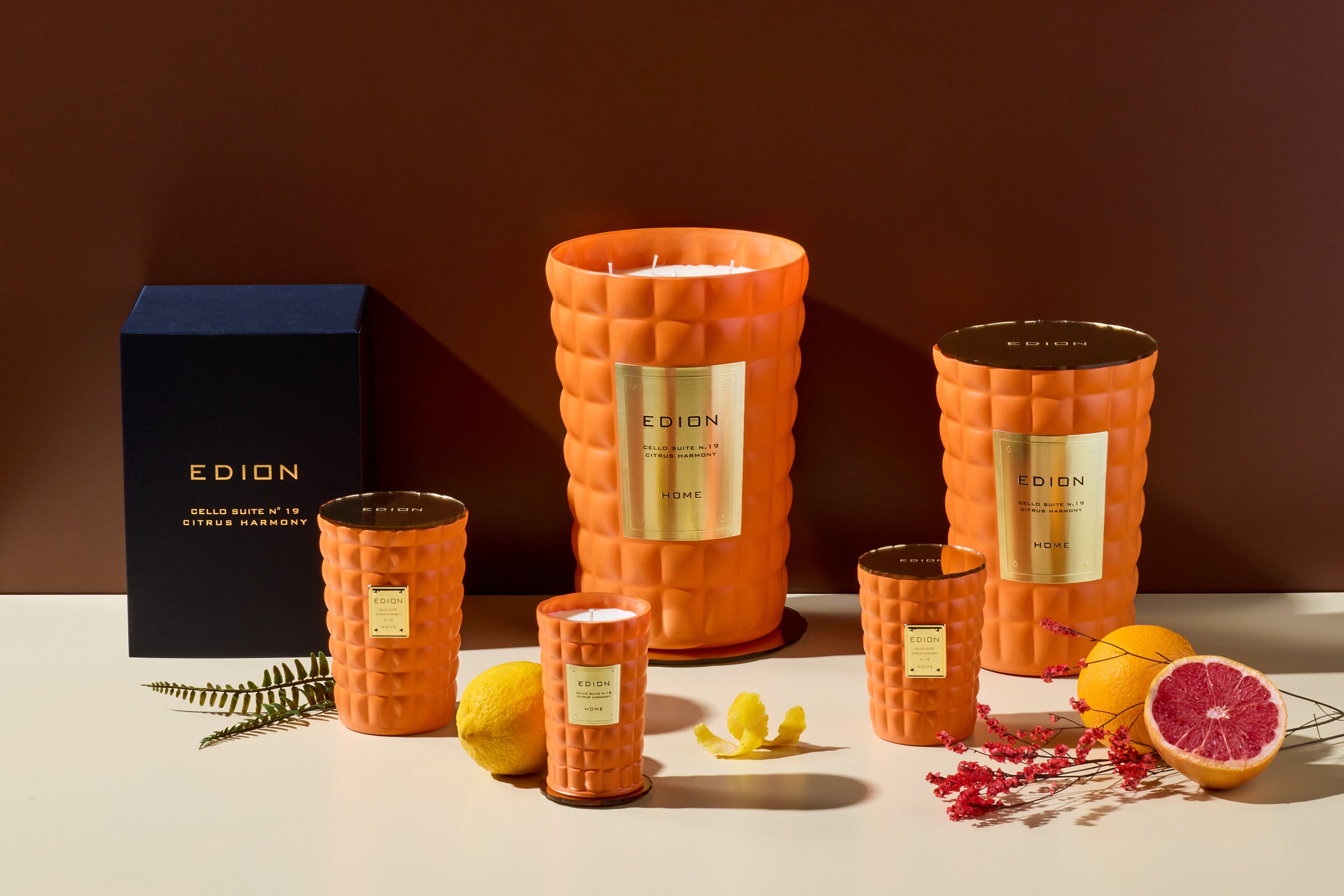 Candela profumata luxury Cello suite n.19 Citrus harmony