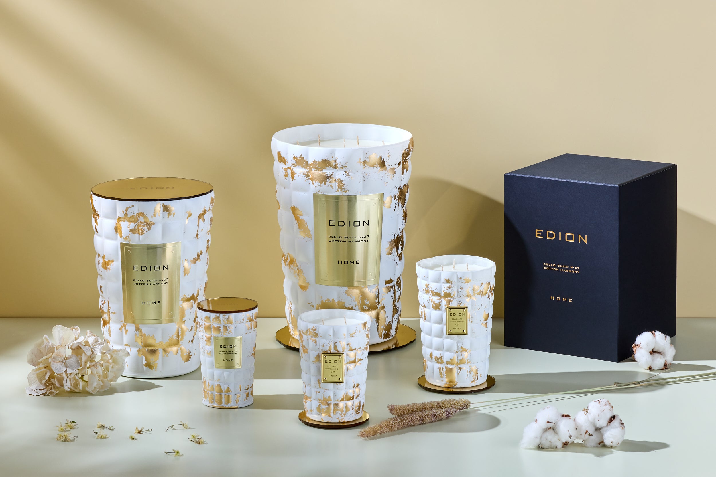 Candela profumata luxury Cello suite n.27 Cotton harmony