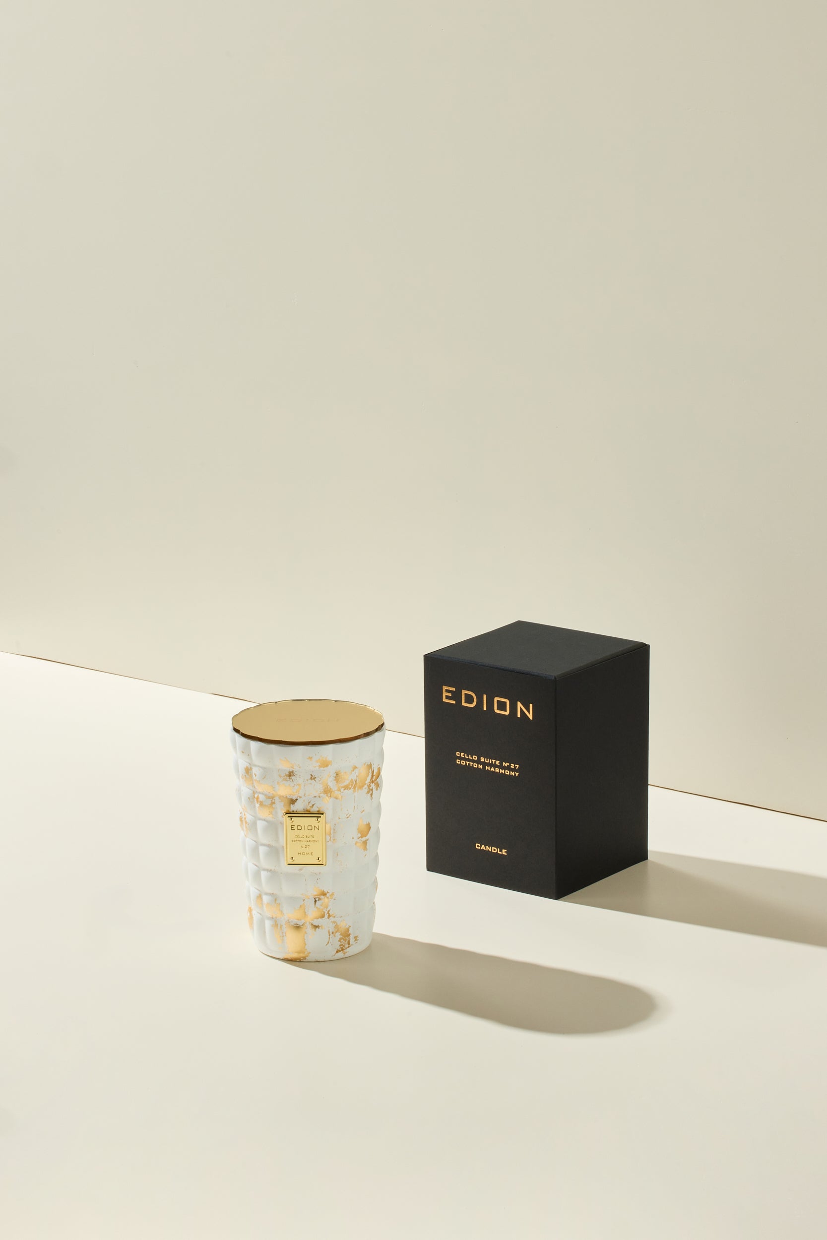 Candela profumata luxury Cello suite n.27 Cotton harmony